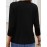 [Jesus Print Casual Top] Comfortable Polyester Women's Casual V-Neck 3/4 Sleeve Top with 