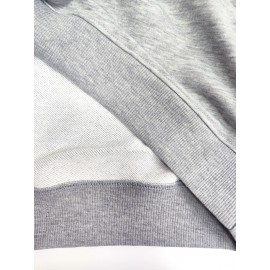 [Thankful Print Sweatshirt] Women's Casual Thankful Print Sweatshirt - 100% Polyester Knit Crew Neck Long Sleeve Top For Fall/Winter - Soft, Machine Washable, Plus Size Comfort Wear