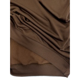 [Thankful Print Sweatshirt] Women's Casual Thankful Print Sweatshirt - 100% Polyester Knit Crew Neck Long Sleeve Top For Fall/Winter - Soft, Machine Washable, Plus Size Comfort Wear