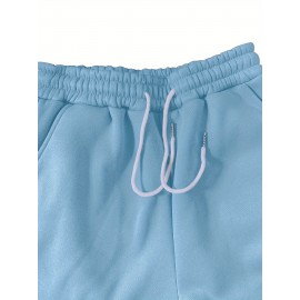 Autumn Winter New Arrival, Sunflower Creative Letter Print Hoodie Sweatshirt and Pants Two-Piece Set, Casual Style, with Pocket, for Women, Fall/Winter Collection, Graphic Design, Long Sleeve, Comfortable Fit, Perfect for Outdoor