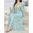 Middle Eastern Arabic Collar Dress Dubai Export Women's Loose Abaya Long Robe Gown