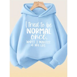Women's Soft Lavender Funny Sarcastic Quote Hooded Sweatshirt - 